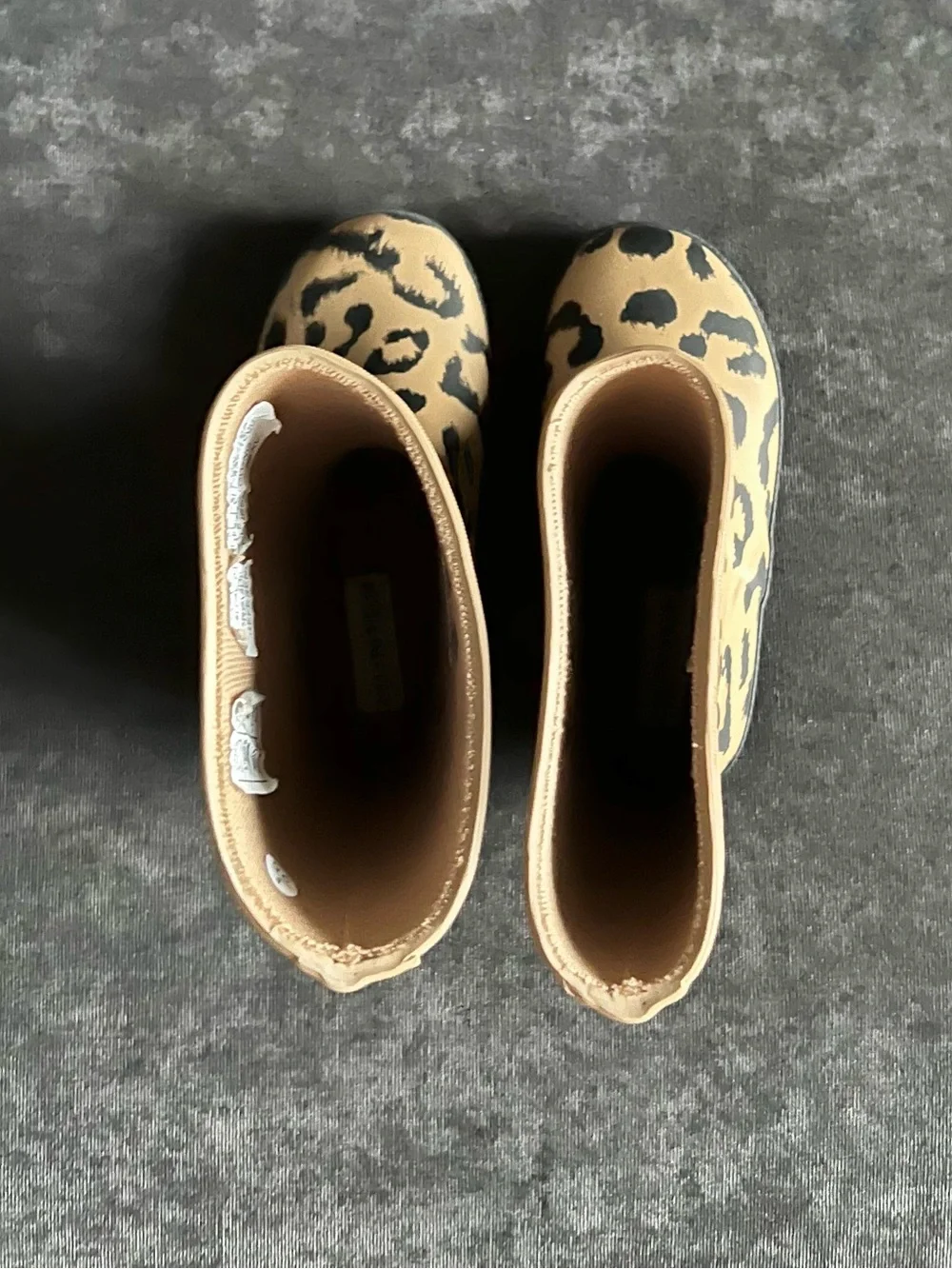 Hunter Kids Tawny Leopard Boots Size 10
